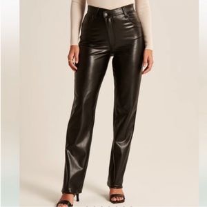 Abercrombie Leather Pants Curve Love